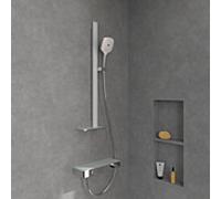 Villeroy & Boch Infinity Showers Set de douche avec barre et tablette, 3 jets, TVS11000200061,