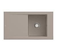 Villeroy und Boch évier 330701AM avec garniture de vidage et commande manuelle, amande