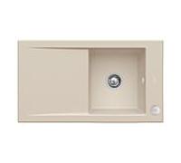 Villeroy und Boch évier 330702AM avec garniture de vidage et actionnement excentrique, Amande