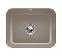 Villeroy und Boch évier sous plan 670602TR avec garniture de vidage , actionnement excentrique, kit de fixation, Timber