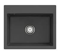 Villeroy und Boch évier Subway 33091Fi4 avec garniture de vidage et fonctionnement manuel, Graphit