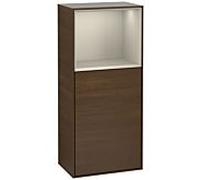 Villeroy und Boch Finion armoire côté F520HHGN 41.8cm, à gauche, la station de charge, une étagère Sand Matt Lacquer , Sand Matt Lacquer plaqué