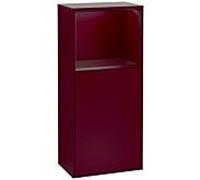 Villeroy und Boch Finion armoire côté F530HBHB 41.8cm, à droite, la station de charge, une étagère Peony Matt Laque, Peony Matt
