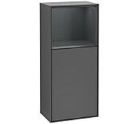 Villeroy und Boch Finion armoire côté F530HGGK 41.8cm, à droite, la station de charge, le plateau de minuit Blue Matt Lacquer , anthracite mat
