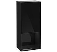 Villeroy und Boch Finion armoire côté G550PHPH 41.8cm, droit, Émotion, étagère ci - dessous noir brillant, Glossy Black Lacquer