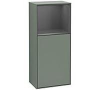 Villeroy und Boch Finion armoire latérale F510GKGM 41.8x93.6x27cm, à droite, au-dessus de tablette Anthracite Matt , Olive Matt Lacquer