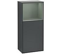 Villeroy und Boch Finion armoire latérale F530GMHG 41.8cm, à droite, la station de charge, une étagère Olive Matt Lacquer , minuit Blue Matt Lacquer