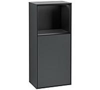Villeroy und Boch Finion armoire latérale F530PDHG 41.8cm, à droite, la station de charge, une étagère Black Matt Lacquer , minuit Blue Matt Lacquer