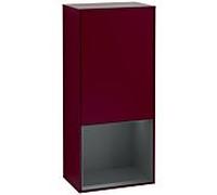 Villeroy und Boch Finion armoire latérale F550HGHB 41.8x93.6x27cm, droite, étagère en dessous de minuit Blue mat, Peony Matt