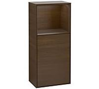 Villeroy und Boch Finion armoire latérale G510GNGN 41.8x93.6cm, droite, émotion, étagère au dessus placage noyer, placage noyer