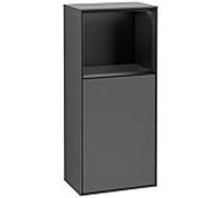 Villeroy und Boch Finion armoire latérale G510PDGK 41.8x93.6cm, droite, émotion, plateau noir mat, anthracite mat
