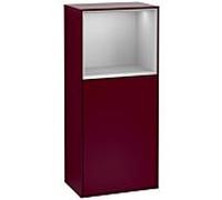 Villeroy und Boch Finion armoire latérale G520GJHB 41,8 cm, gauche, station de charge, Emotion, étagère Grey Matt Lacquer, Peony Matt