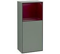 Villeroy et Boch Finion armoire latérale G520HBGM 41.8cm, à gauche, la station de charge, l' émotion, l' étagère Peony Matt , Olive Matt Lacquer