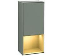 Villeroy und Boch Finion armoire latérale G540HFGM 41.8cm, à gauche, émotion, étagère ci - dessous mat or, Olive Matt Lacquer