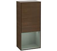 Villeroy und Boch Finion armoire latérale G550GMGN 41,8 cm, droite, émotion, étagère sous olive mat, placage noyer
