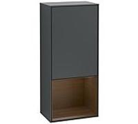 Villeroy und Boch Finion armoire latérale G550GNHG 41.8cm, droit, émotion, étagère ci - dessous Walnut Veneer , minuit Blue Matt Lacquer