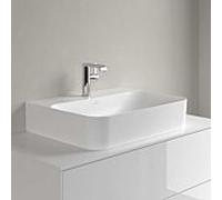 Villeroy & Boch Lavabo Finion 41686CRW 600×470×164 mm Stone White CeramicPlus, trop-plein dissimulé