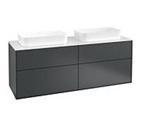 Villeroy et Boch Finion Villeroy et Boch F72100HG 160x60.3x50.1cm, verre White Matt , Midnight Blue Matt Lacquer