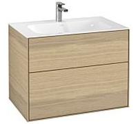 Villeroy und Boch Finion Villeroy und Boch G01000PC 79.6x59.1x49.8cm, Oak Veneer , avec éclairage mural