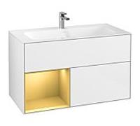 Villeroy & Boch Finion - Waschtischunterschrank 996 x 591 x 498 mm Regalelem. Wandbel. RE:HF / FK:GF