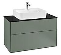 Villeroy und Boch Finion Villeroy und Boch G10200GM 100x60.3x50.1cm, plaque de finition noir mat, Olive Matt Lacquer