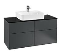 Villeroy und Boch Finion Villeroy und Boch G13200HG 120x60.3cm, Emotion, plaque de finition noir mat, Midnight Blue Matt Lacquer