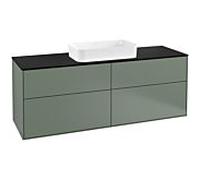 Villeroy und Boch Finion Villeroy und Boch G32200GM 160x60,3cm, Emotion, plaque de finition noir mat, Olive Matt Lacquer