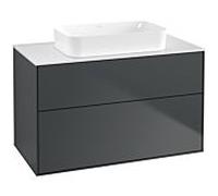 Villeroy und Boch Finion Villeroy und Boch G64100HG 100x60.3x50.1mm, éclairage mural, verre White Matt , Midnight Blue Matt Lacquer