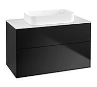 Villeroy und Boch Finion Villeroy und Boch G64100PD 100x60.3x50.1mm, éclairage mural, verre White Matt , laqué noir mat