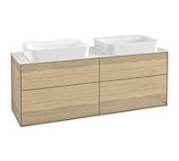 Villeroy und Boch Finion Villeroy und Boch G72100PC 160x60.3x50.1cm, verre White Matt , Oak Veneer
