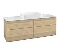 Villeroy und Boch Finion Villeroy und Boch G73100PC 160x60.3x50.1cm, verre White Matt , Oak Veneer