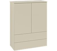 Villeroy und Boch haut Antao L47000HJ 81,4 x 103,9 x 35,6 cm, plateau vasque laqué, laqué mat gris soie