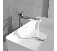 Villeroy und Boch Liberty monolevier mitigeur lavabo TVW10700400061 majoré sans garniture de vidange , réglable Strahlregler , chromé