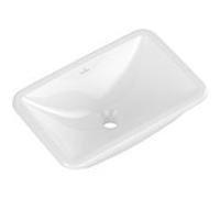 Villeroy und Boch Loop & friends 4A640001 sans rangée de trous pour robinetterie, avec trop-plein, 51 x 34 cm, blanc