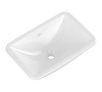 Villeroy und Boch Loop & friends 4A640101 sans rangée de trous pour robinetterie, sans trop-plein, 51 x 34 cm, blanc