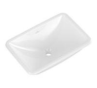 Villeroy und Boch Loop & friends 4A650001 sans rangée de trous pour robinetterie, avec trop-plein, 60 x 40,5 cm, blanc