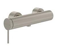 Villeroy und Boch Loop + Friends mitigeur de douche TVS10630115364 avec protection anti-retour, montage mural, nickel brossé noir