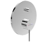 Villeroy & Boch – Set finition Loop+Friends TVS10635311361 mitigeur bain encastré inverseur chromé