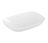 Villeroy und Boch Loop & friends vasque à poser 4A500001 62x42cm, sans banc de robinetterie, avec trop-plein, blanc