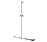 Villeroy et Boch Vicare match1 92171461 119 x 80 cm, aluminium chromé, forme T avec support de douche
