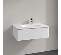 Villeroy und Boch Meuble sous-vasque Antao K01100MT 78,8x25,6x49,6cm, avec structure frontale, laqué blanc mat