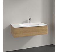 Villeroy und Boch Meuble sous-vasque Antao K02000HN 98,8x25,6x49,3cm, sans structure frontale, chêne miel
