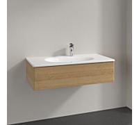 Villeroy und Boch Meuble sous-vasque Antao L02000HN 98,8x25,6x49,3cm, sans structure frontale, chêne miel, avec éclairage