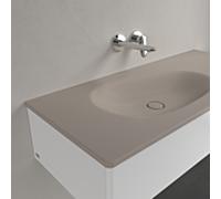 Villeroy und Boch Meuble vasque Antao 4A77L3AM 120x50cm, carré, sans trop-plein, amande C-plus