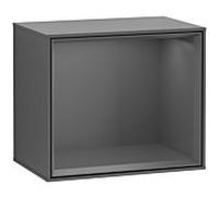 Villeroy und Boch module d' Finion F580GKGK 41.8x35.6x27cm, étagère Antracite Matt, Anthracite matt