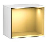Villeroy und Boch module d' Finion F580HFGF 41.8x35.6x27cm, étagère or mat, laqué blanc brillant