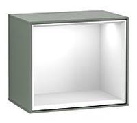 Villeroy et Boch module d' Finion F590GFGM 41.8x35.6x27cm, station de charge, étagère Glossy White , Olive Matt Lacquer