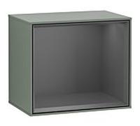 Villeroy und Boch module d' Finion F590GKGM 41.8x35.6x27cm, station de charge, étagère Antracite Matt, Olive Matt Lacquer