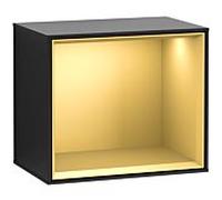 Villeroy und Boch module d' Finion F590HFPD 41.8x35.6x27cm, station de charge, étagère or mat, laqué noir mat