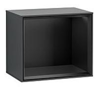 Villeroy und Boch module d' Finion F590PDHG 41.8x35.6x27cm, station de charge, étagère Black Matt, Midnight Blue Matt Lacquer